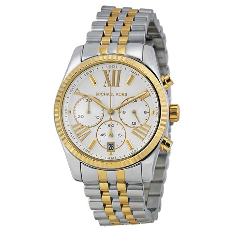 michael kors lexington damen bicolor|Michael Kors MK5955 Ladies Lexington Watch .